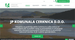 Desktop Screenshot of komunala-cerknica.si